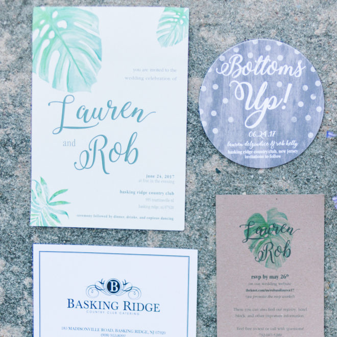 Rob + Lauren Invitation Suite